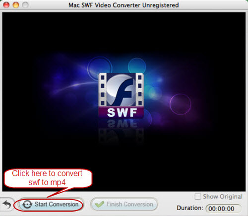 convert swf to mp4 mac