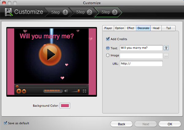 Customize & Make your own flashplayer